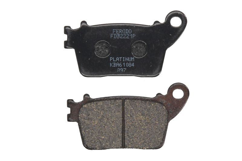 Fits FERODO FDB2221P Brake pads FDB2221P  platinum, intended use route fits HON