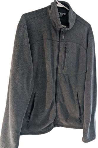 GANDER MOUNTAIN "Guide Series" Men's Gray Fleece Full Zip Jacket - Size L - Picture 2 of 4