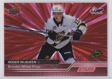 2023-24 Upper Deck CHL Stars Outburst Red 9/25 Roger McQueen #318 0he