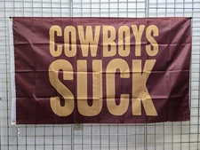 Washington Commanders "DALLAS SUCKS" Flag Banner 3FTX5FT Redskins Flag NFL 