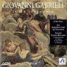 Giovanni GABRIELI: Sacrae Symphoniae - Yasuko Uyama-Bouvard (CD, 1990, ADDA)