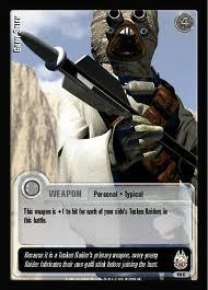 Decipher Star Wars Jedi Knights TCG 99C Gaffi Stick X2 MINT | eBay