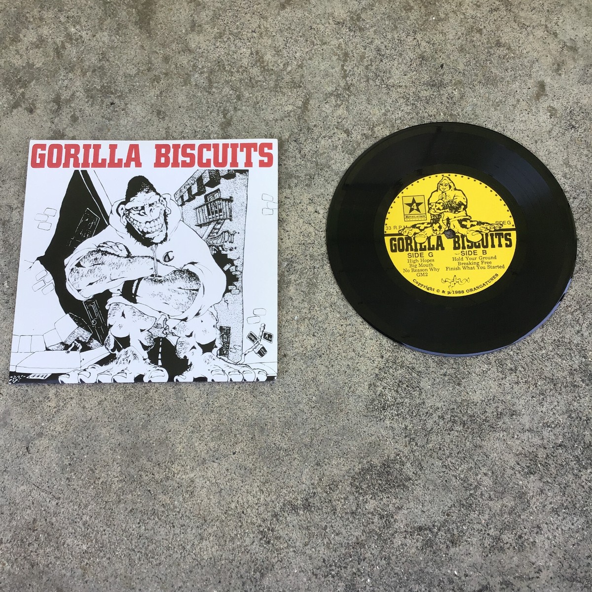 Gorilla Biscuits Vinyl, 7 