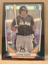 2014 Justin Twine Black Wave Rookie RC Bowman Chrome 