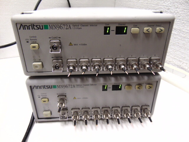 Anritsu MN9672A Optical Channel Selector 1.2-1.65um *Guaranteed