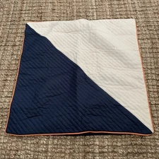 Original Penguin Sham OWEN European Euro Pillow In Navy 26 X 26 Munsingwear