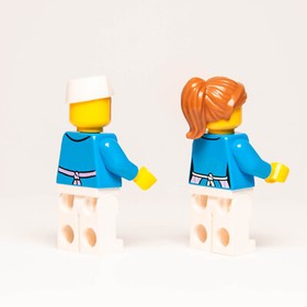 Lot of Lego Movie Minifigures: Jo & Mike 70804 Ice Cream Machine (tlm031 tlm032)