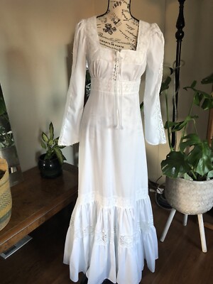 Vintage 1970s Prairie Dress Gunne Sax 9 | eBay