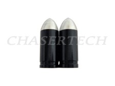 New Mtb Road Bmx Bike American Schrader Sv Alloy Bullet Valve Caps 1 Pair