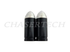 New MTB Road BMX Bike American Schrader SV Alloy Bullet Valve Caps 1 Pair