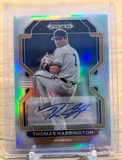 2022 Panini Prizm Thomas Harrington RC Rookie Silver Auto Pirates