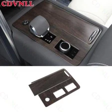 For Land Rover Discovery 5 21-24 Wood Grain Console Gear Storage Box Frame Trim