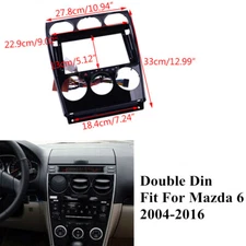 For 2004-2016 Mazda 6 Car Stereo Radio Double Din Installation Dash Panel Kit US