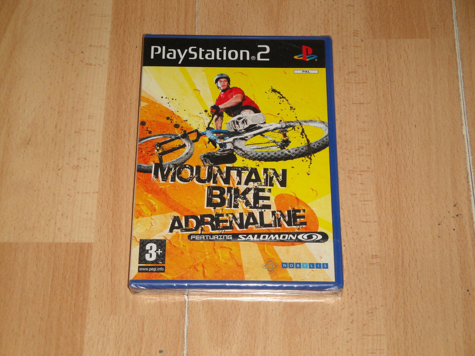 MOUNTAIN BIKE ADRENALINE FEATURING SALOMON PARA LA SONY PS2 NUEVO PRECINTADO