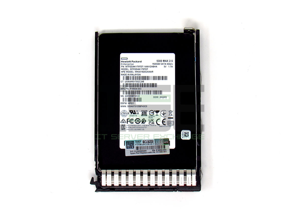 マイクロン高耐久SSD 1.92TBx2個 SATA HPE 【公式通販】 マイクロン高耐久SSD 1.92TBx2個 SATA HPE 【公式通販】