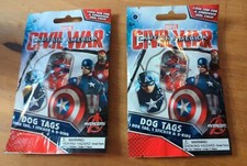 Captain America Marvel Civil War Dog Tags