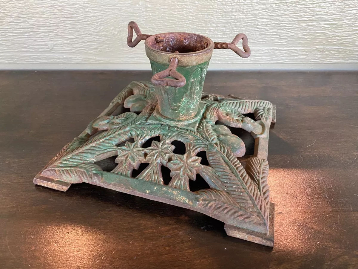 Cast iron christmas tree stand deals