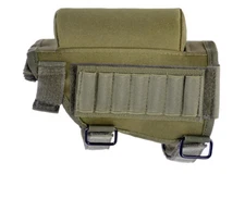 Tactical Buttstock Ammo Pouch Shotgun Rifle Stock Pouch Shell Cartridge Holder