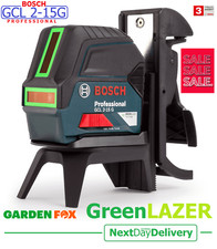 new - Bosch GCL2-15G Self LEVELING GREEN LASER LINE 0601066J00 3165140869553 