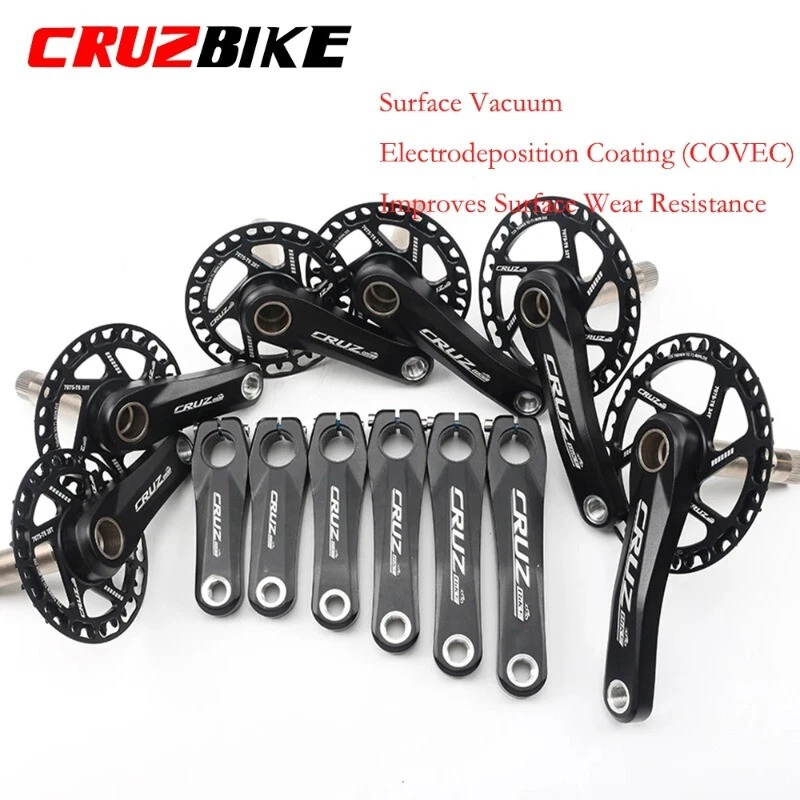 89/98/110/127/140/150mm Mountain Kids Bike Crankset 25/28/30/32/34/36/38/40T BB - Image 2 of 4