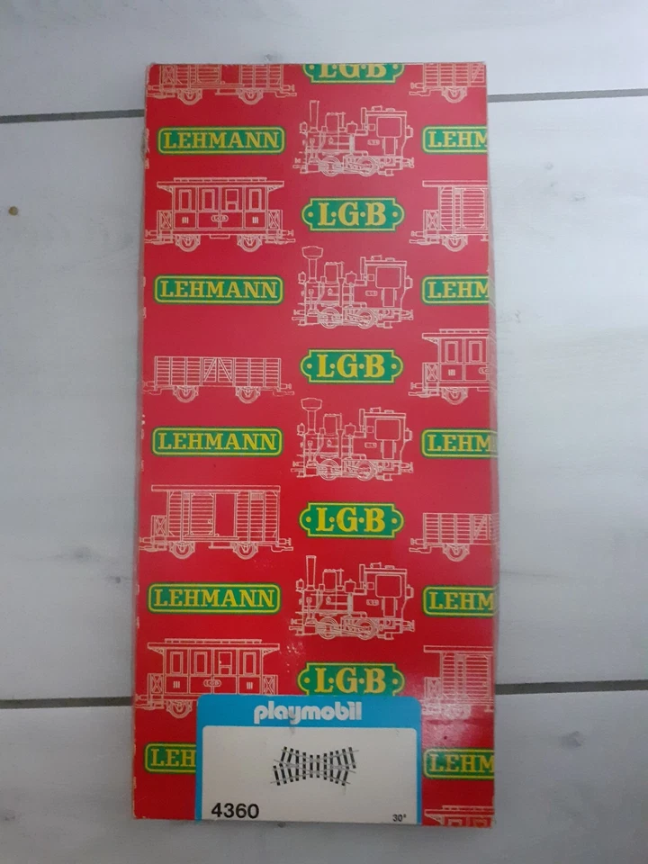 INCROCIO LGB LEHMANN 4360 30° RAIL PLAYMOBIL G GAUGE - Immagine 3 di 4