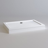 Rectangular 1200x800mm Stone Easy Plumb Shower Enclosure Tray With Legs & Panel Rectangular 1200x800mm Stone Easy Plumb Shower Enclosure Tray With Legs & Panel