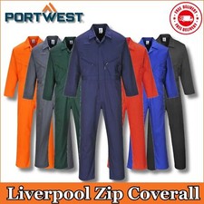 PORTWEST Liverpool Coverall Welder Mechanic Boiler Suit Safety Work Overall C813