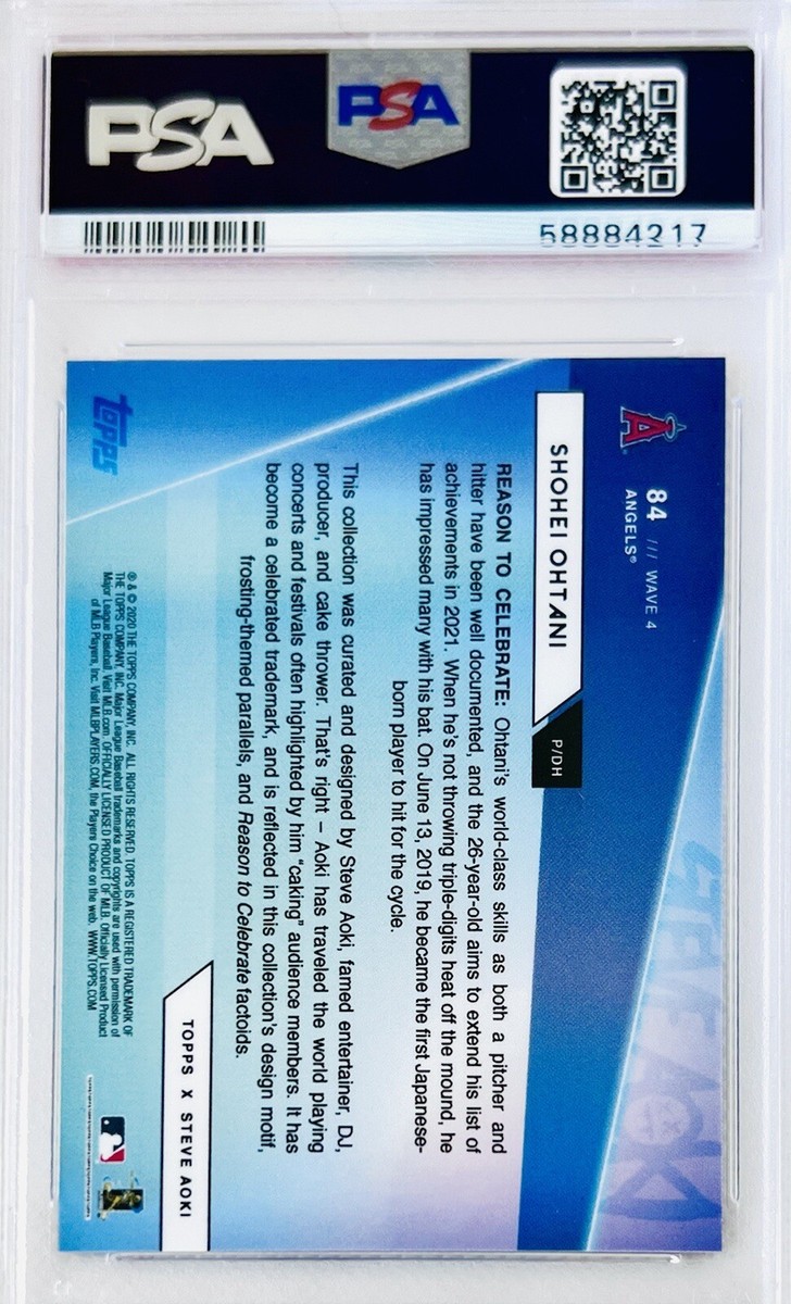 2020 Topps X Steve Aoki Collab Shohei Ohtani #84 Low Pop Limited