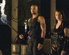 BORIS KODJOE  signed Autogramm 20x25cm RESIDENT EVIL in Person autograph COA