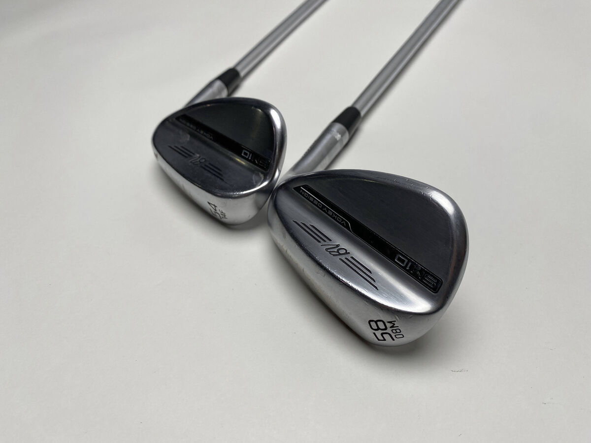 Titleist Vokey SM10 Tour Chrome Wedge Set 54*14 | 58*8 KBS Titleist Vokey SM10 Tour Chrome Wedge Set 54*14 | 58*8 KBS