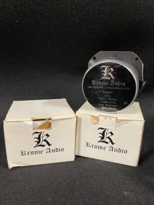 Krome Audio (ST50) 50MM Super Tweeter (pair) - open box