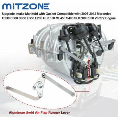 Intake Manifold Assembly for Mercedes  C230 E350 C/SLK280 ML350 R350 S400 + More