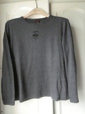 Vintage 1990's Jean Paul Gaultier Classique T Shirt - Dk Grey Cotton - Size 14