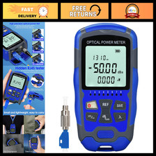 Portable Fiber Optic Cable Tester -50 to +26dBm, OPM, VFL, RJ45, LC Adapter