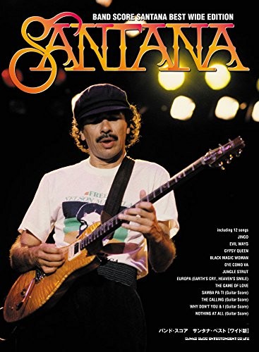 SANTANA Best Wide Edition Band Score Sheet Music Japan Book book form JP