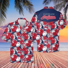 Cleveland Summer Indians Hawaiian Shirt Baseball Team Beach Shirt For Fans