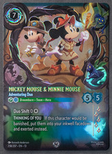 Near Mint - Disney Lorcana - Mickey Mouse  Minnie Mouse Enchanted ATOV 13 