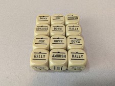 Warlord Games BOLT ACTION ORDER DICE x12 Beige/Tan dice