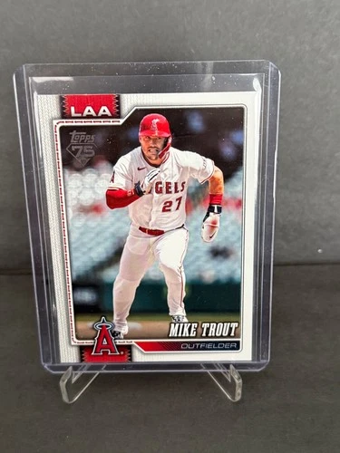 2026 Topps Series 1 Super Box Companion Card Variation #350 - Mike Trout