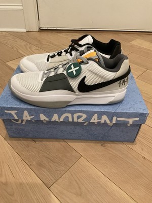 Nike Ja 1 (Ja Morant) basketball shoes in White / Light Smoke Grey