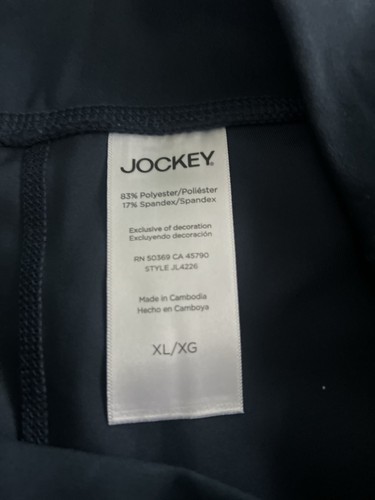 NEW! Women’s Jockey Studio Flare Yoga Pants - 2 Side Pockets Size XL - Navy - Picture 8 of 8