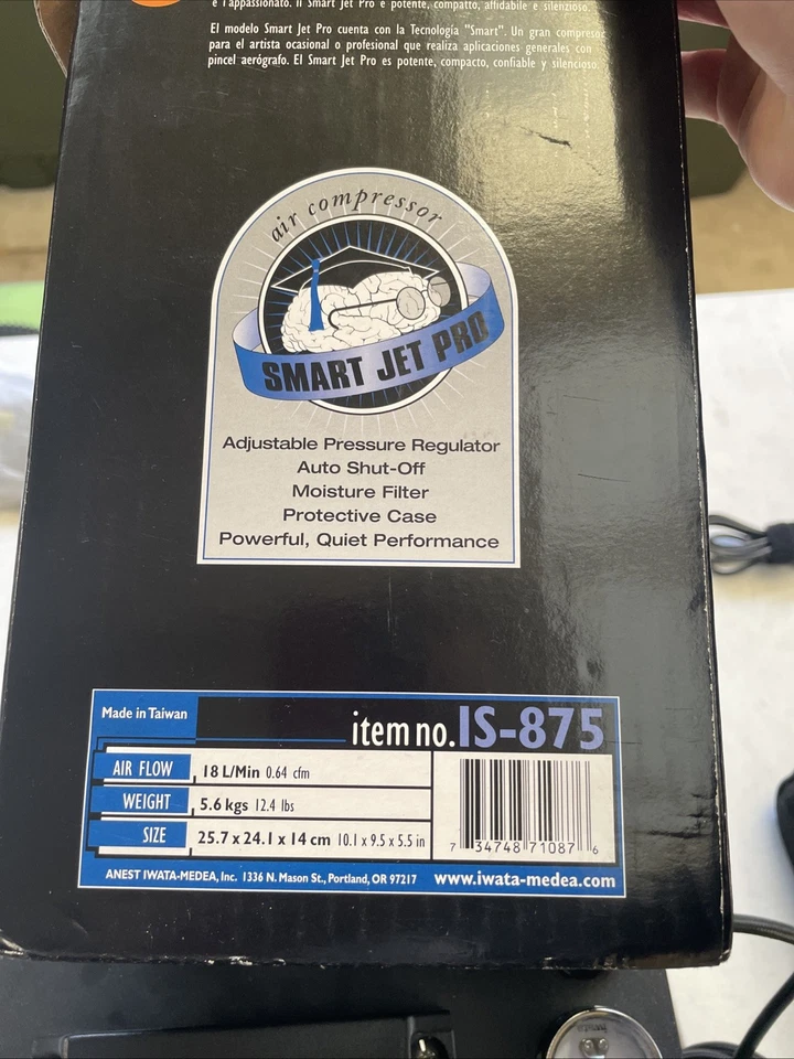 Iwata-IS-875 Smart Jet Pro Air Compressor - image 2 of 2