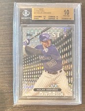 Nolan Arenado Rookie 2013 Finest X Factor Refractor  Graded Beckett Pristine 10