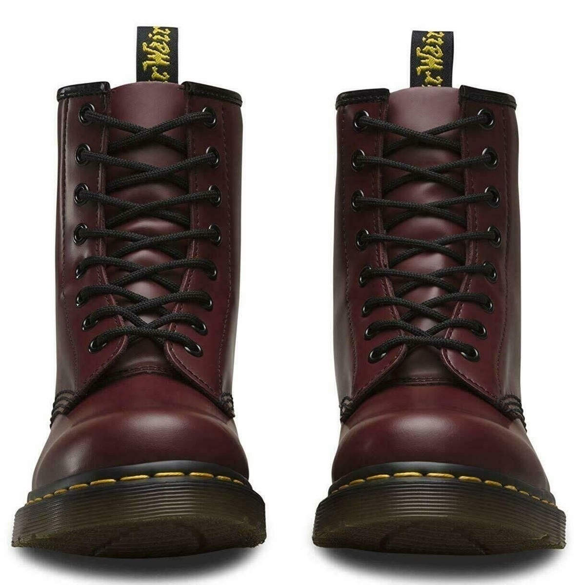 Dr. Martens 1460 Original 8-Eye Leather Boot CHERRY RED SMOOTH,Wmn