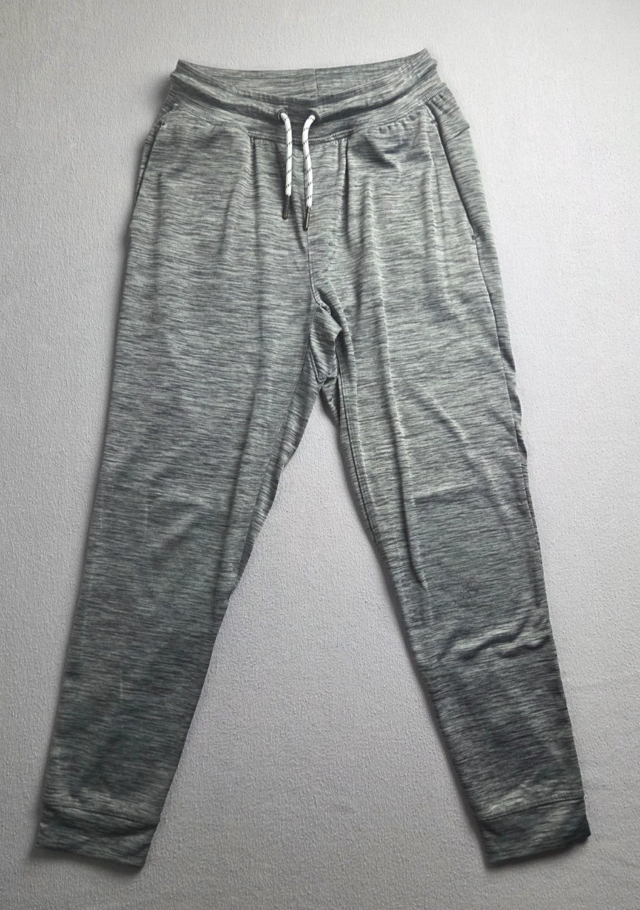 Vineyard Vines Jogger Pants Girls Medium 12-14 Gray Stretch Zip Pocket Running