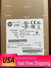 New Allen Bradley 25B-D4P0N114 /A Powerflex 525 AC Drive 2HP Surplus SEALED