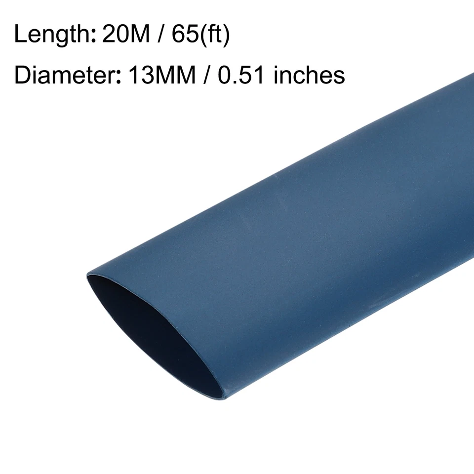 Schrumpfschlauch 2:1,elektrischer Isolierschlauch,blau,13 Durchmesser,20 m Länge - Bild 2 von 4