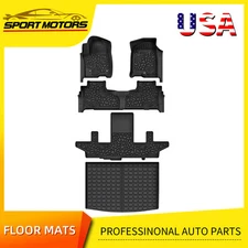 Floor Mats Liner For 2021-2026 Chevrolet Suburban GMC Yukon XL 2nd Row Bucket