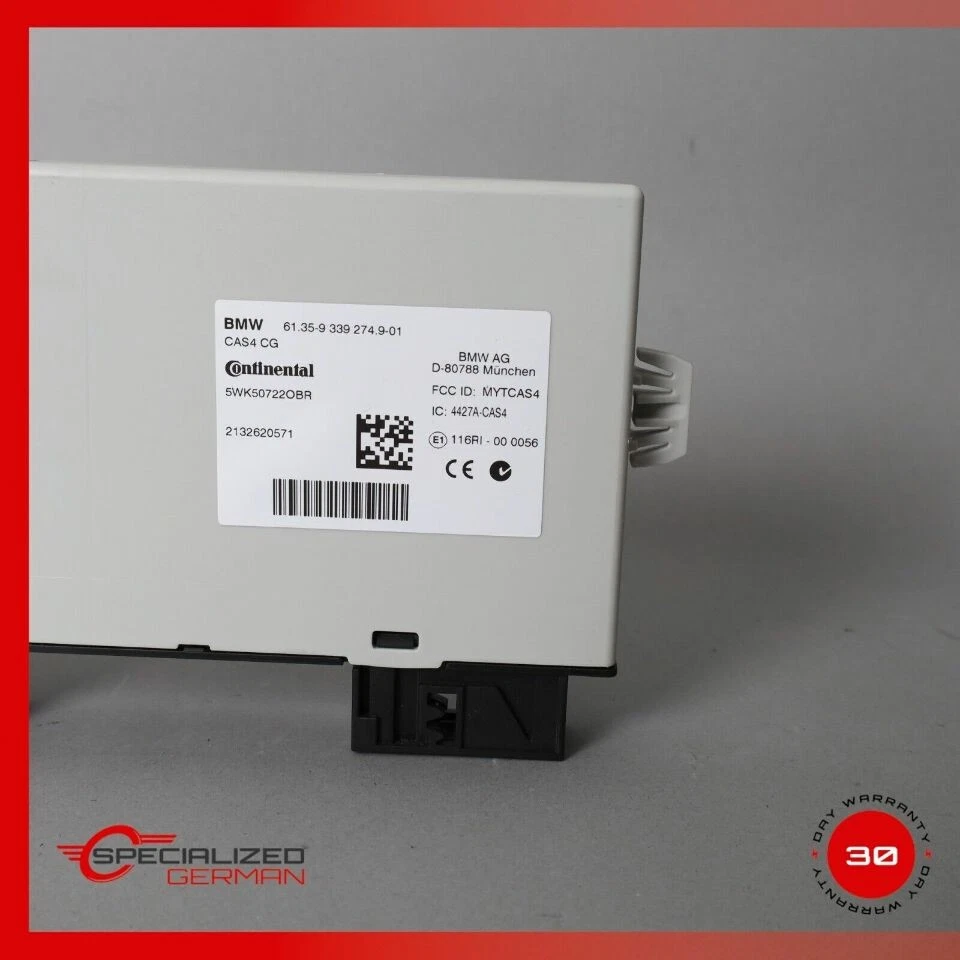 Módulo de control de acceso BMW F25 X3 528i 535i híbrido activo M5 CAS4 confort uso OEM Foto 3 de 4