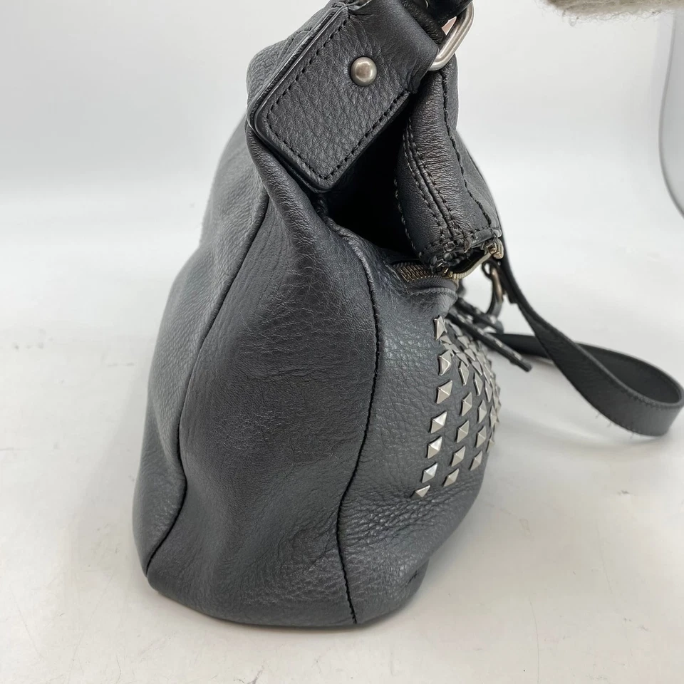 Bolso de Hombro Fenn Wright Manson Gris Cuero Tachonado | Talla Única Foto 3 de 4